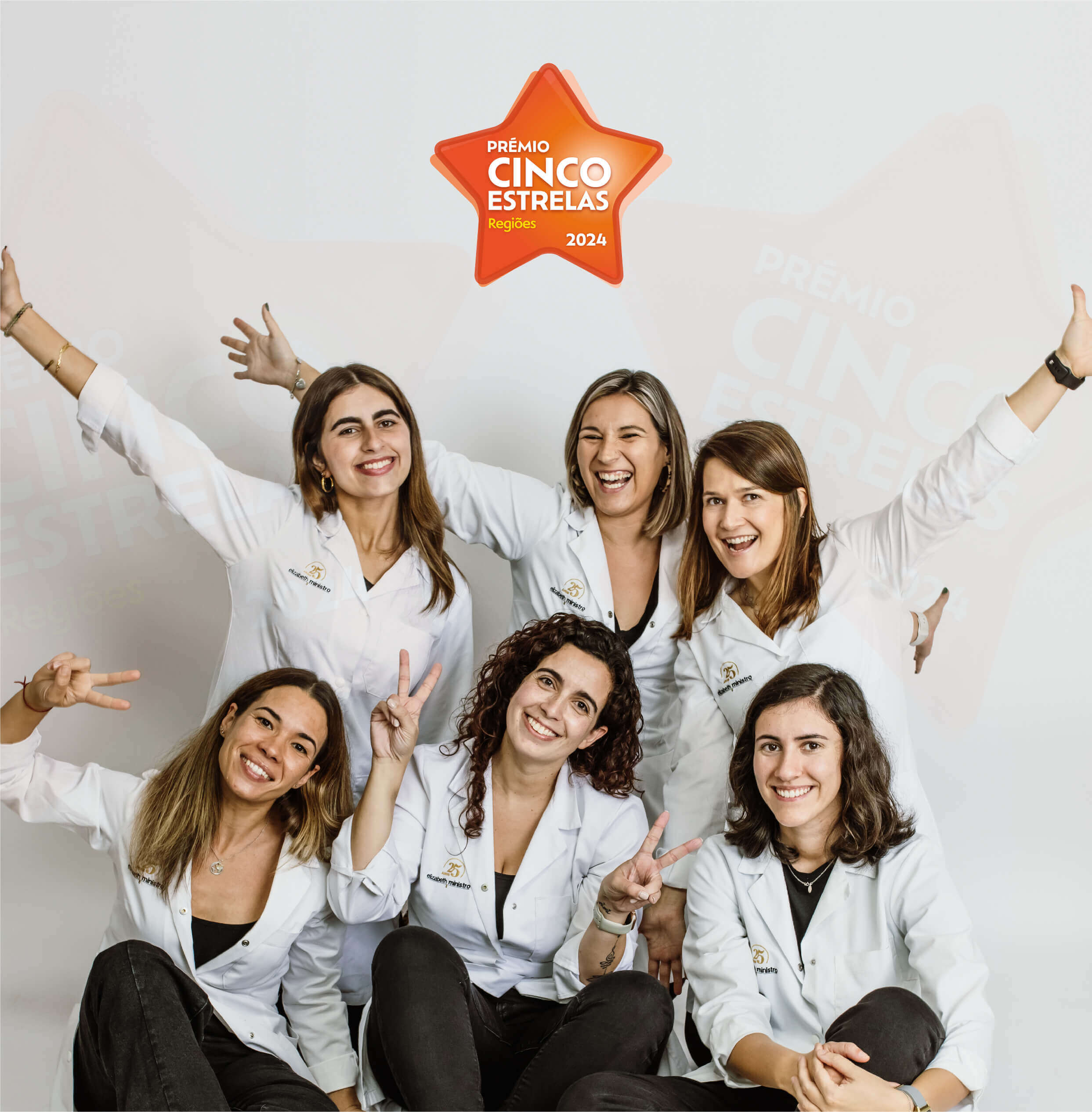 Equipa da Clínica Elizabeth Ministro — Prémio Cinco Estrelas 2024